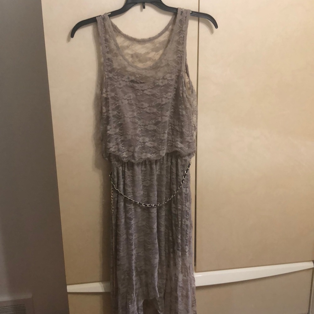 🎊 Beautiful lace high low dress